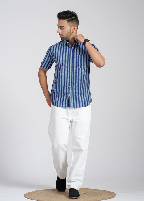 Cotton Printed Half Sleeve Shirt