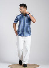 Cotton Printed Half Sleeve Shirt