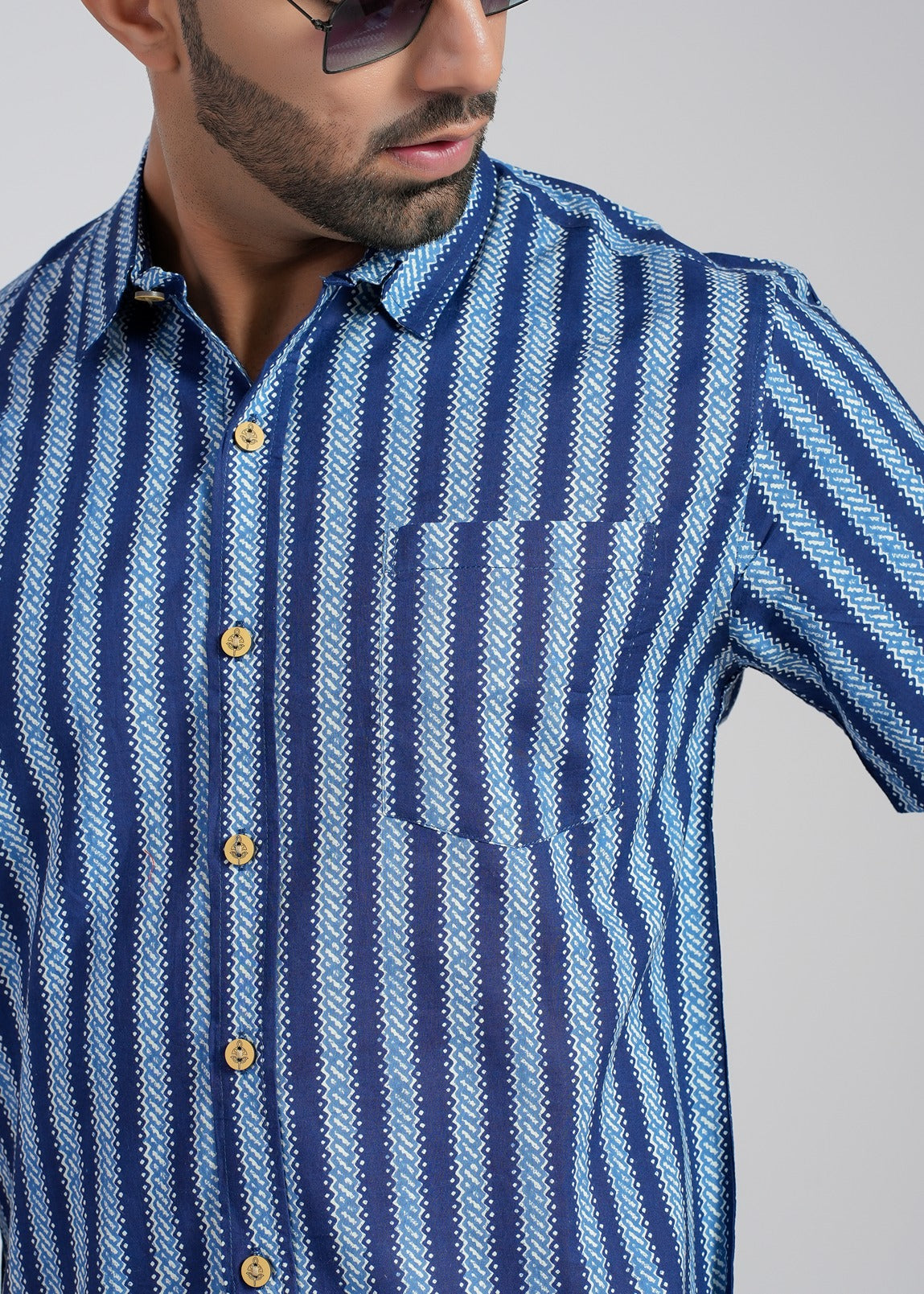 Cotton Printed Half Sleeve Shirt