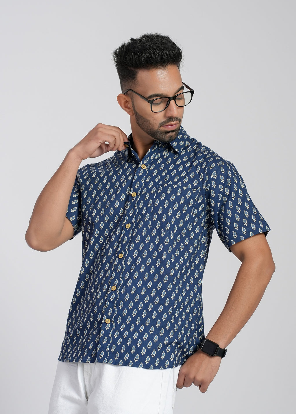 Cotton Printed Half Sleeve Shirt
