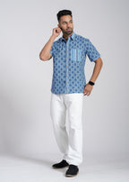 Cotton Printed Half Sleeve Shirt