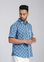Cotton Printed Half Sleeve Shirt