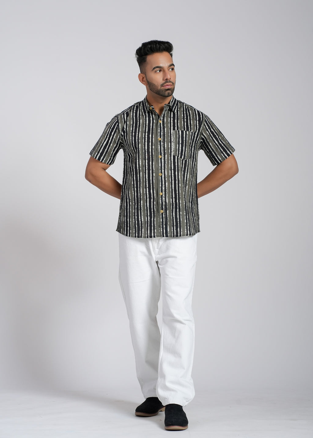 Cotton Printed Half Sleeve Shirt