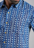 Cotton Printed Half Sleeve Shirt