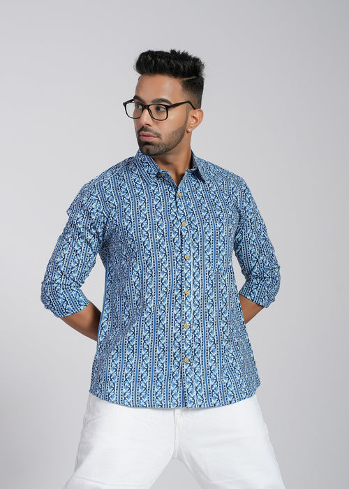 Cotton Printed Full Sleeve Shirt