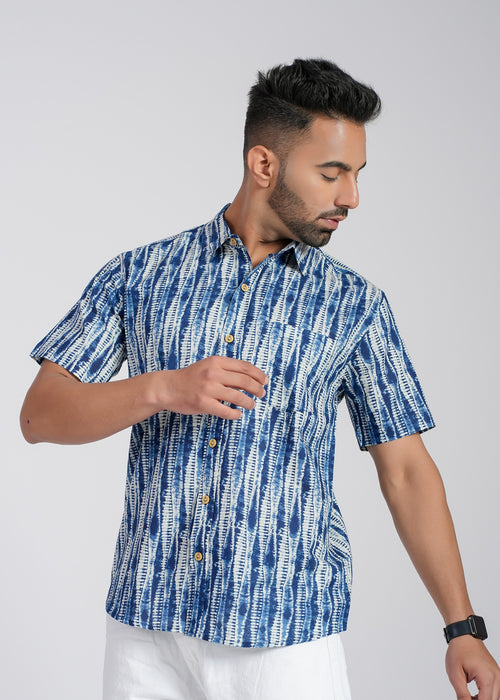 Cotton Printed Half Sleeve Shirt