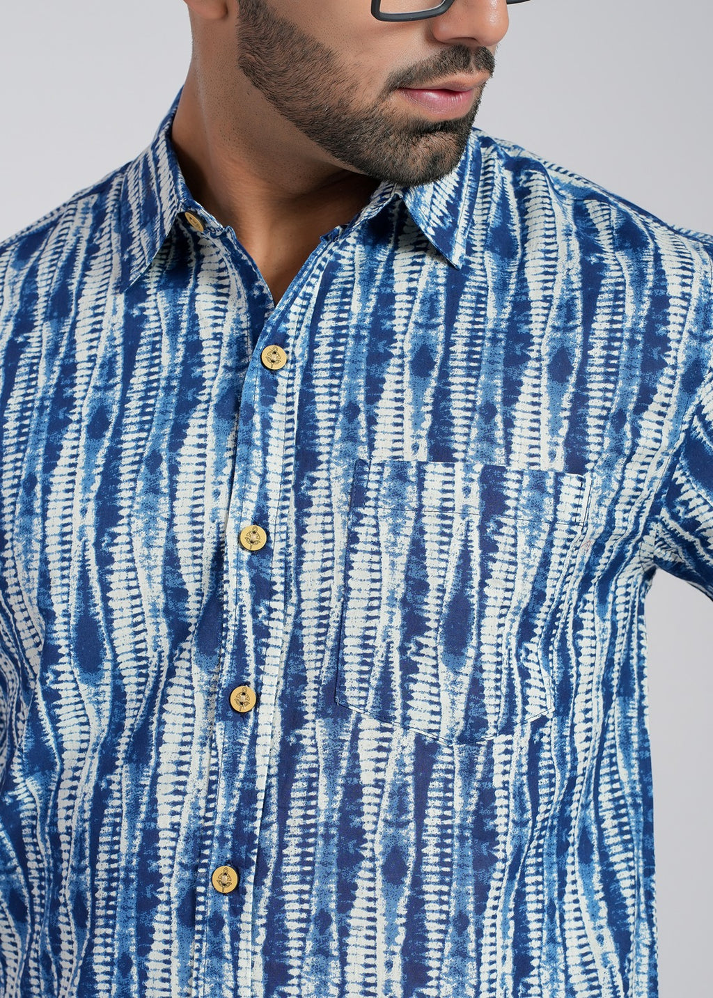 Cotton Printed Half Sleeve Shirt