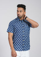 Cotton Printed Half Sleeve Shirt