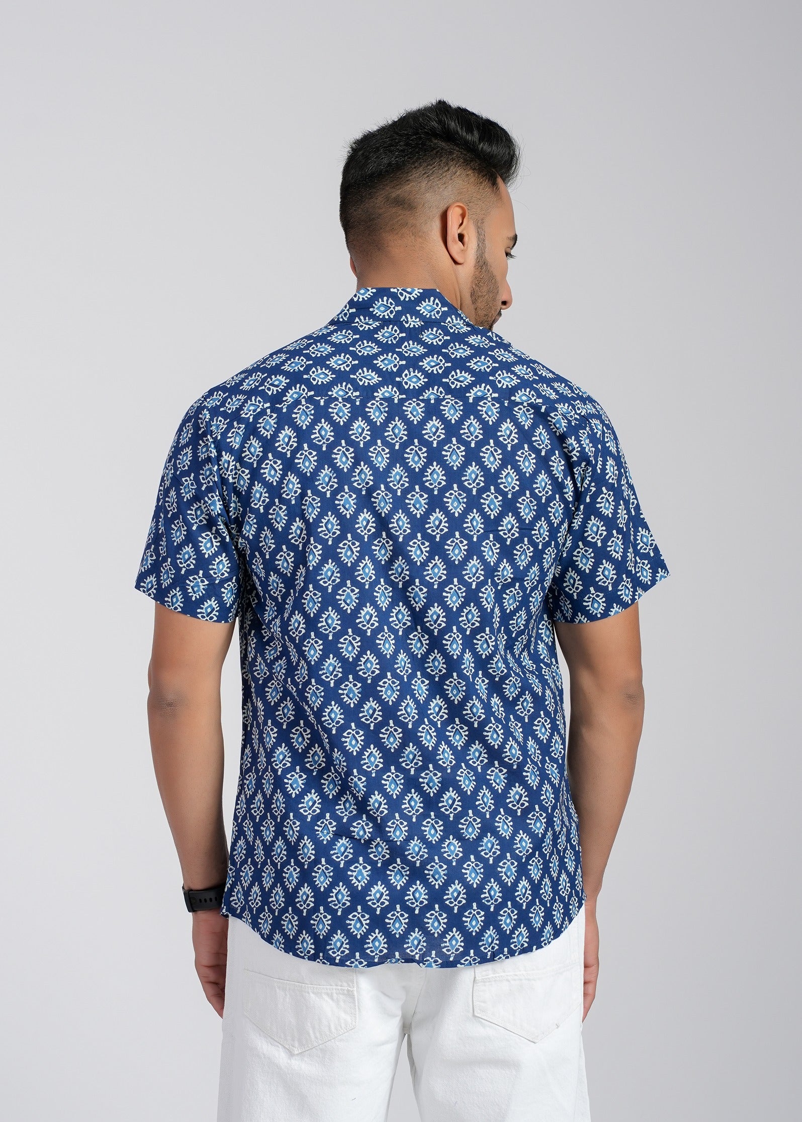 Cotton Printed Half Sleeve Shirt