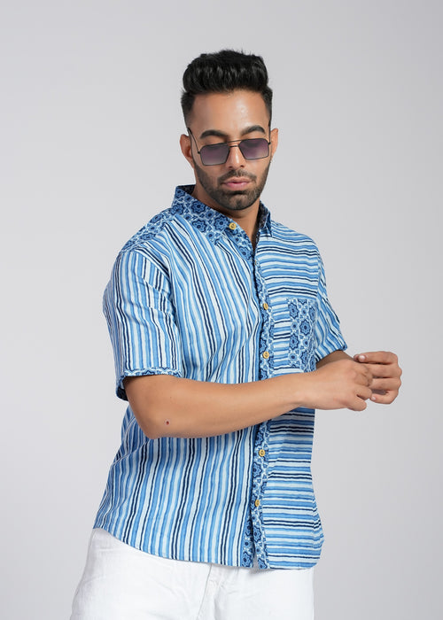 Cotton Printed Half Sleeve Shirt
