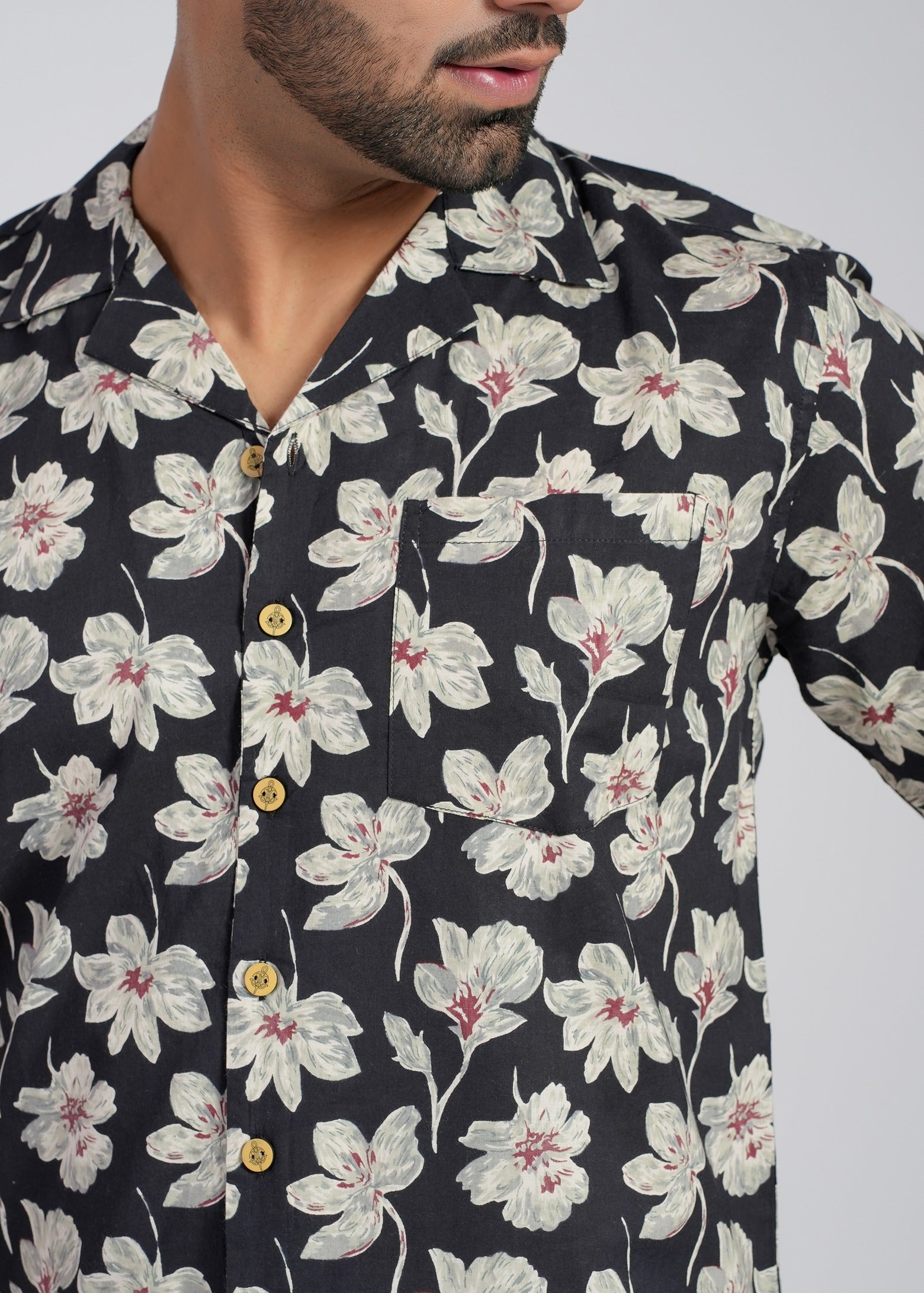 Cotton Printed Half Sleeve Shirt