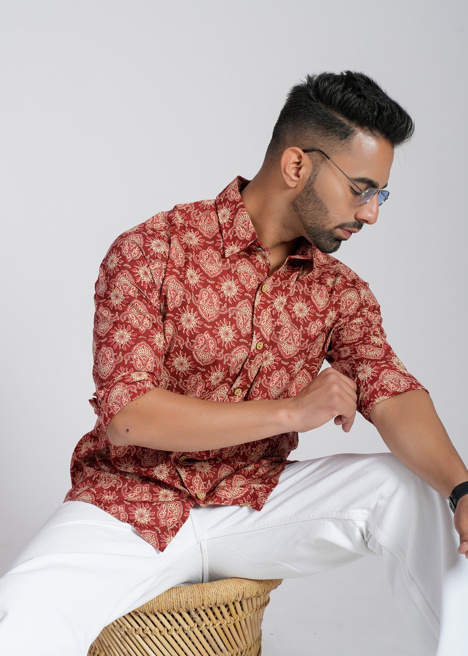 Cotton Printed Full Sleeve Shirt