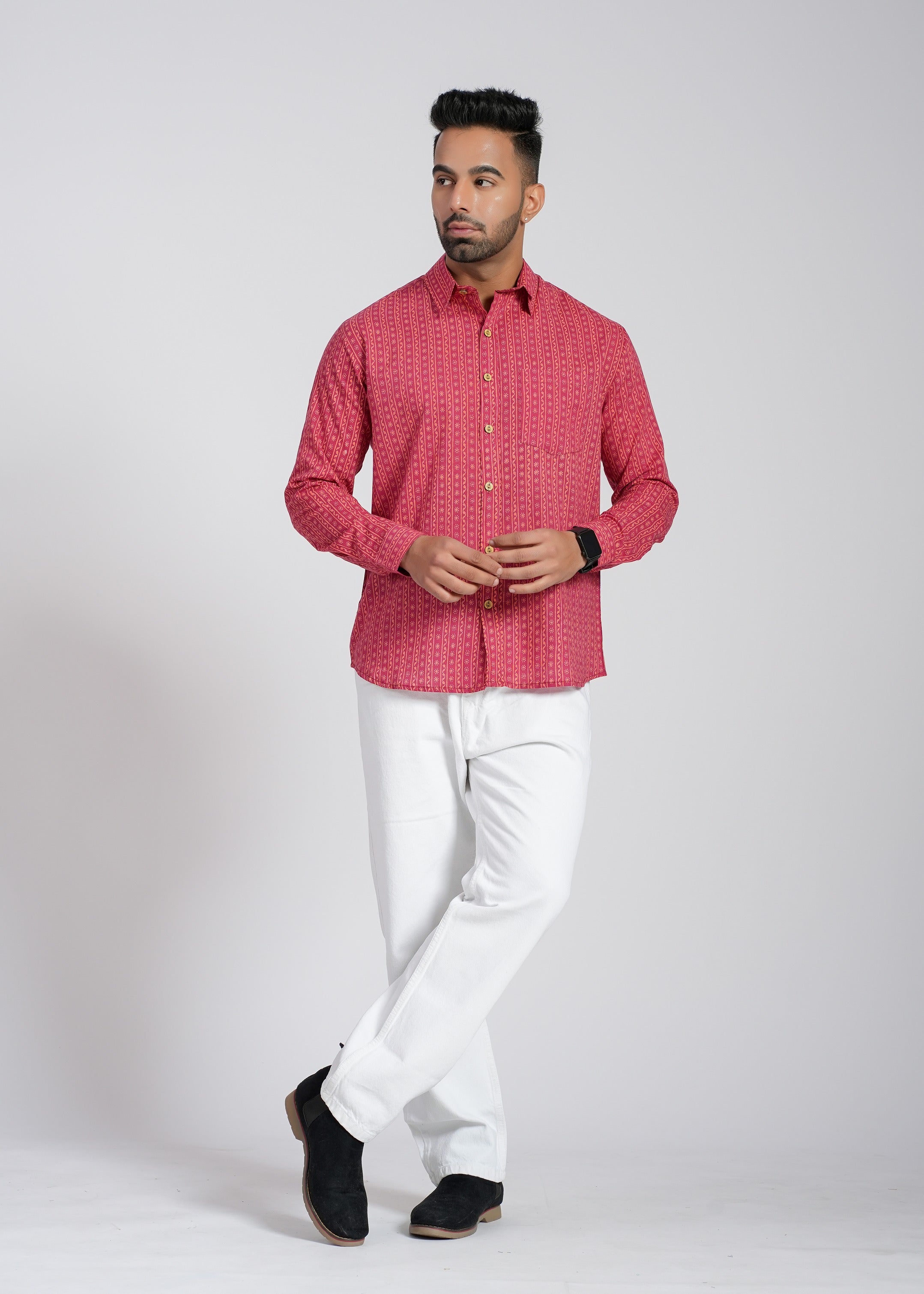 Cotton Printed Full Sleeve Shirt
