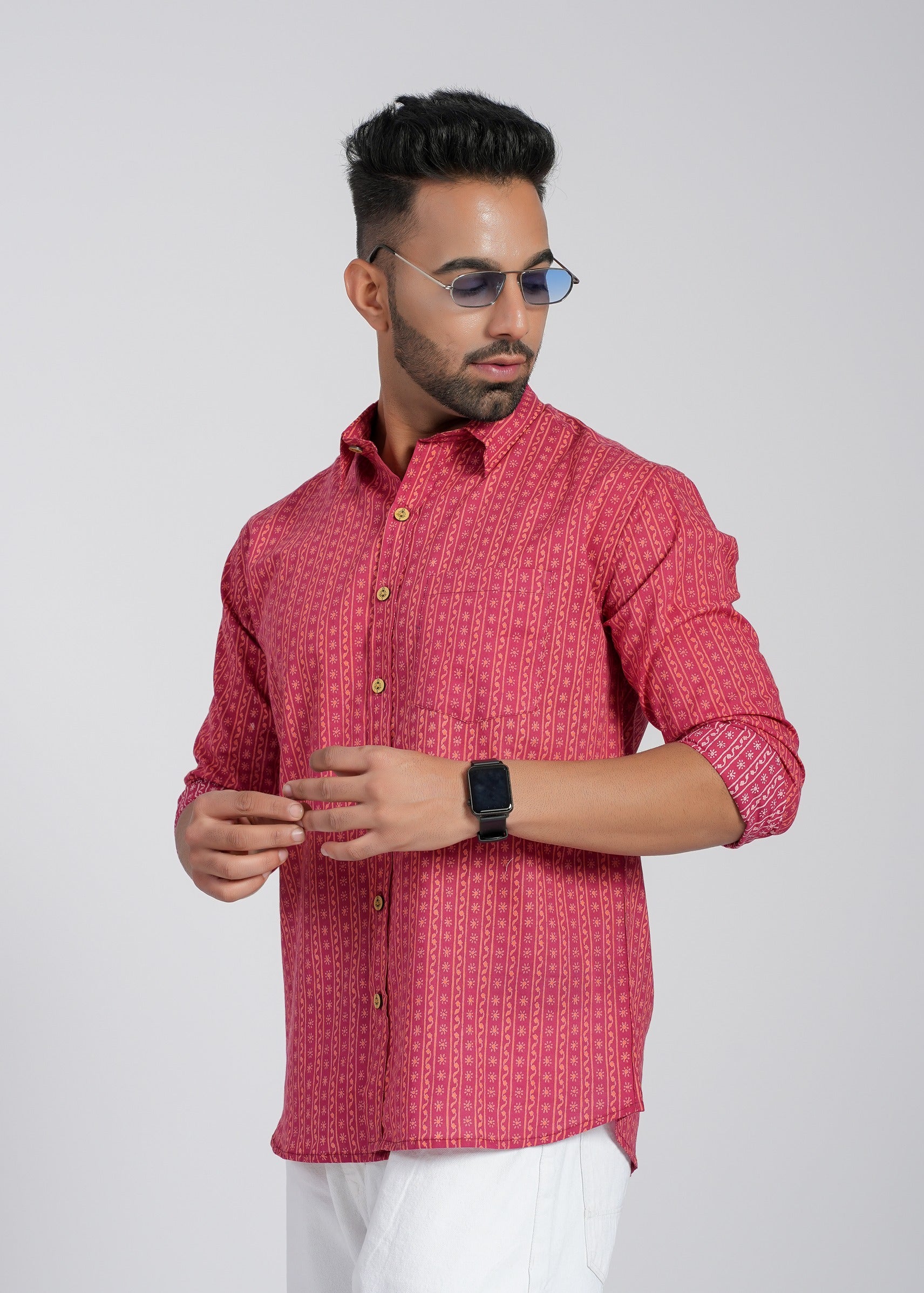 Cotton Printed Full Sleeve Shirt