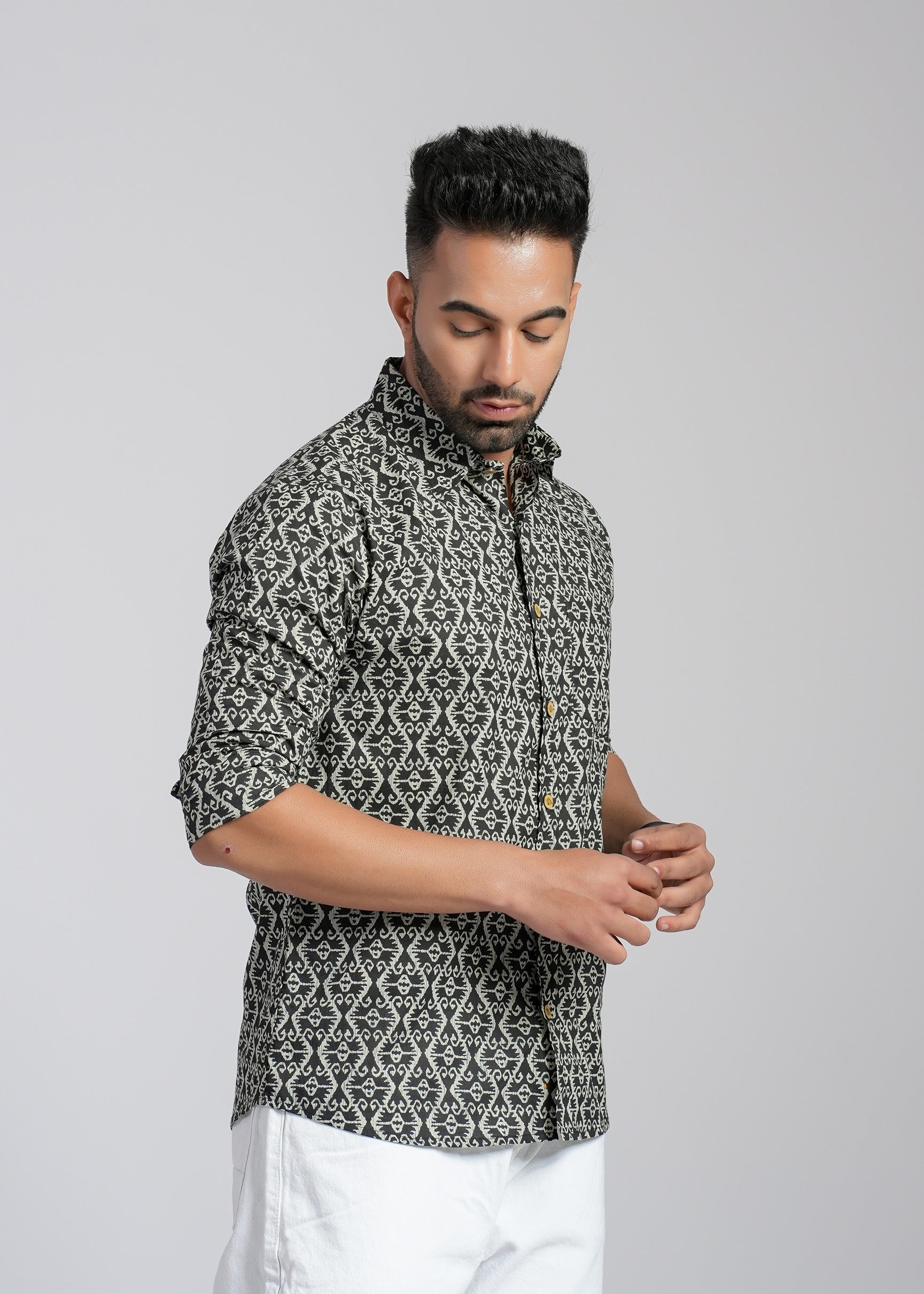 Cotton Printed Full Sleeve Shirt