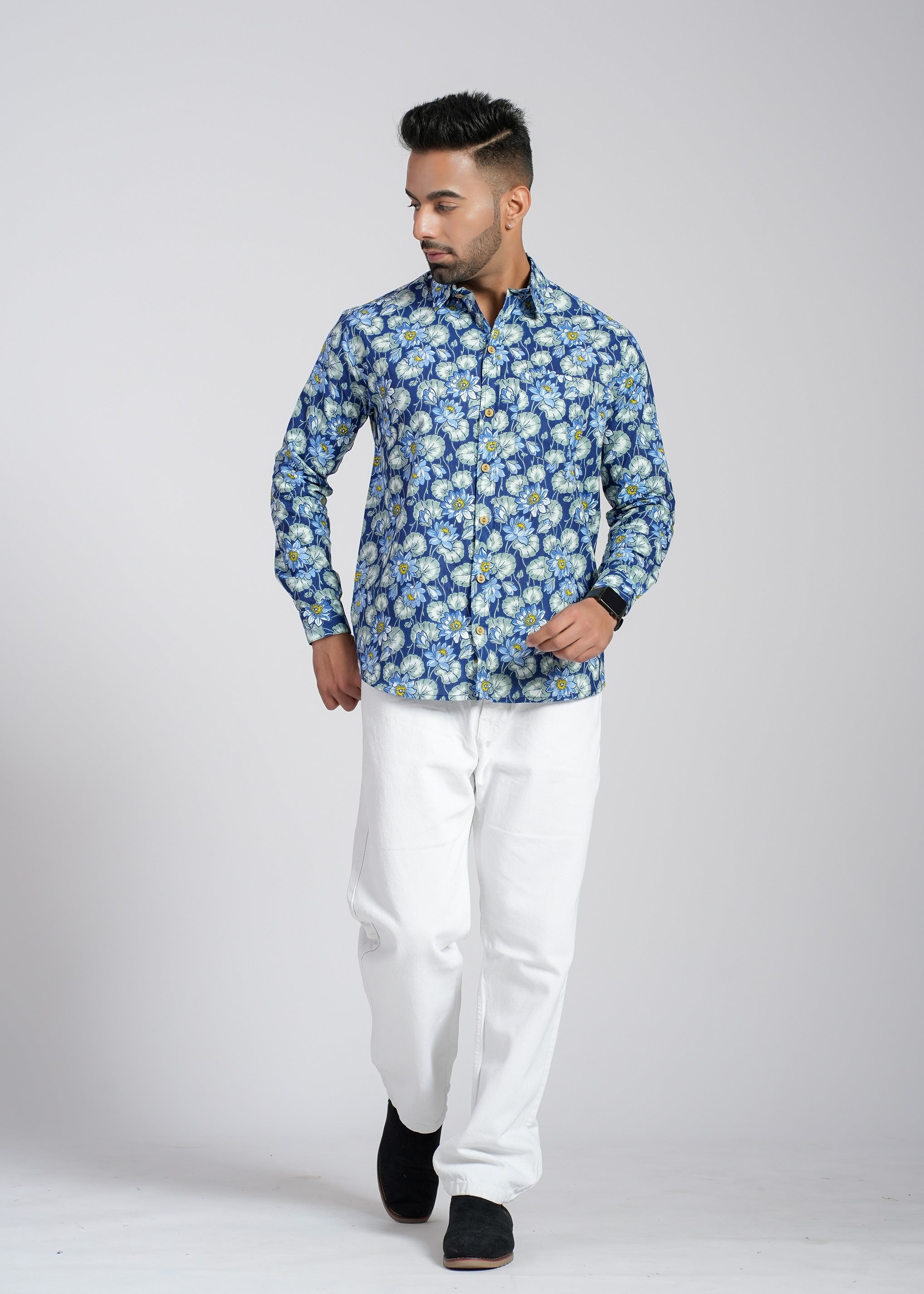 Cotton Printed Full Sleeve Shirt