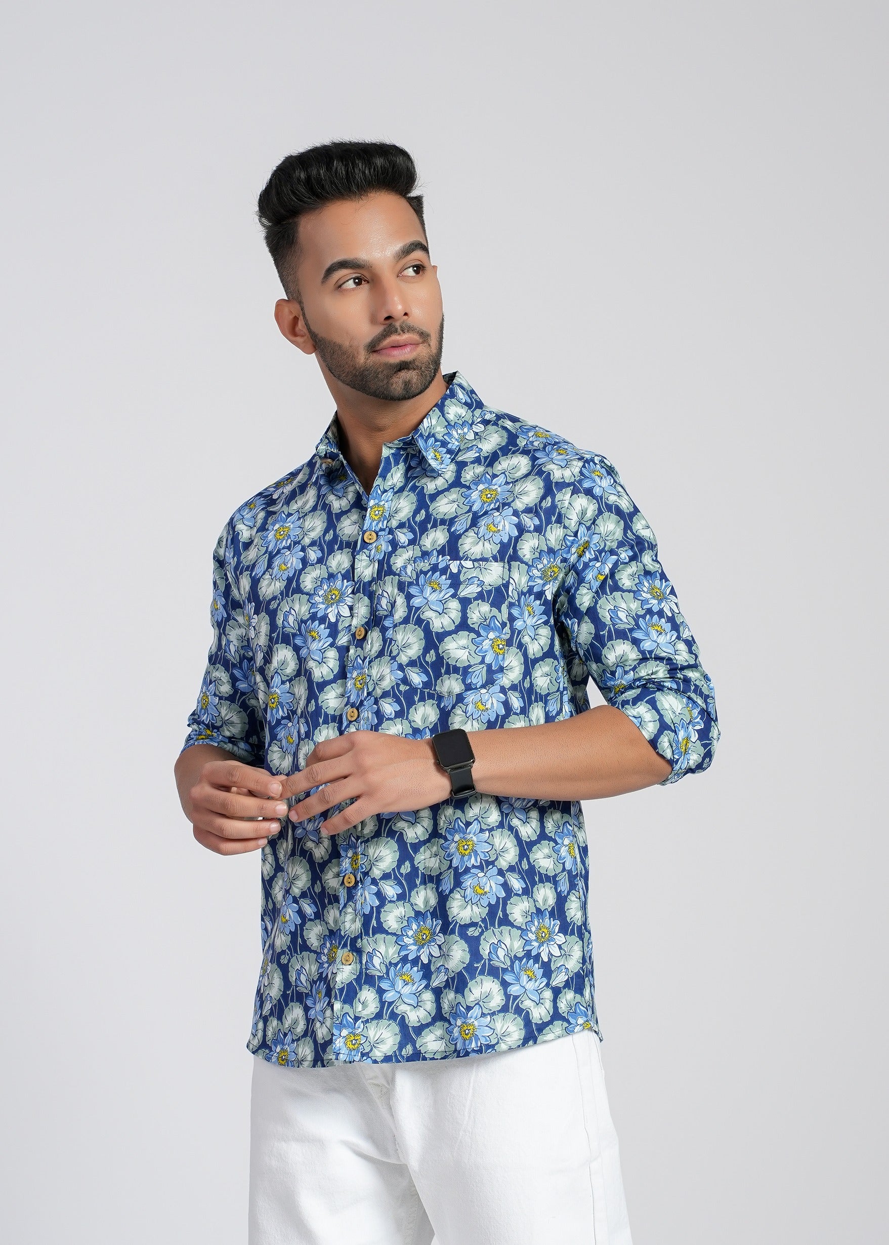 Cotton Printed Full Sleeve Shirt