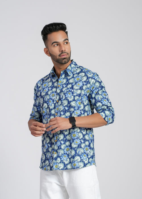 Cotton Printed Full Sleeve Shirt