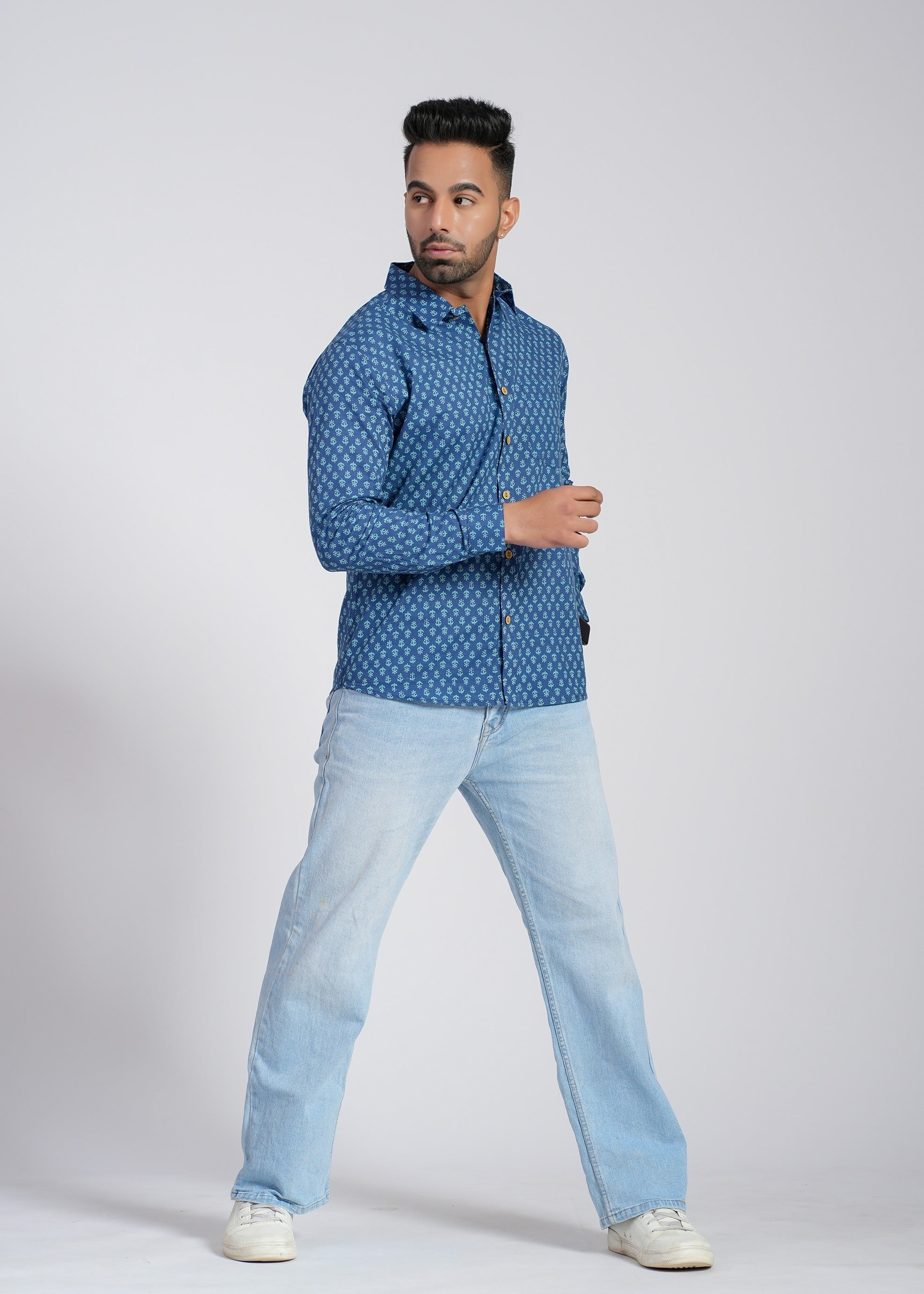 Cotton Printed Full Sleeve Shirt