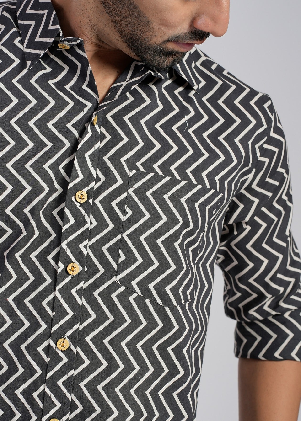 Cotton Printed Full Sleeve Shirt
