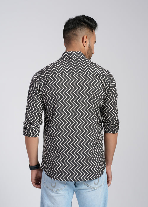 Cotton Printed Full Sleeve Shirt
