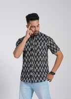 Cotton Printed Half Sleeve Shirt