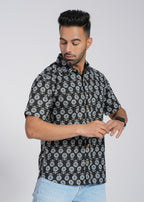 Cotton Printed Half Sleeve Shirt