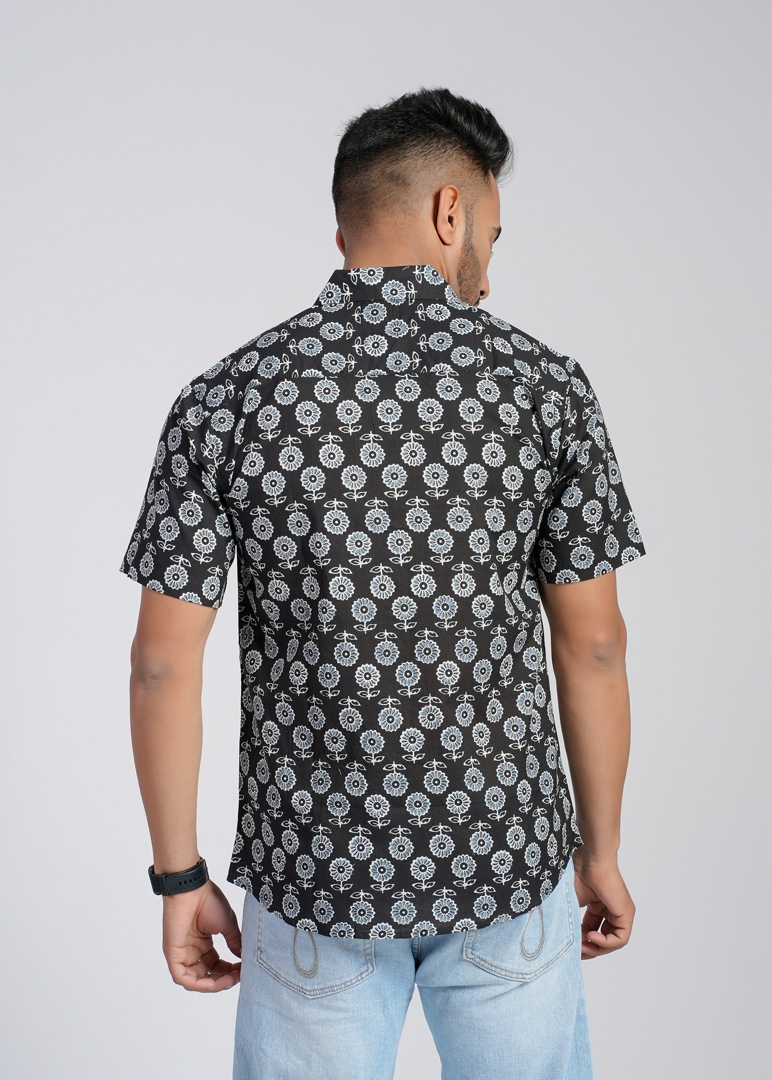 Cotton Printed Half Sleeve Shirt