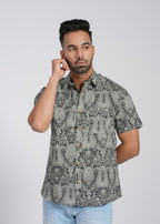 Cotton Printed Half Sleeve Shirt
