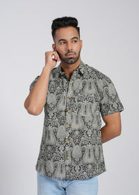Cotton Printed Half Sleeve Shirt