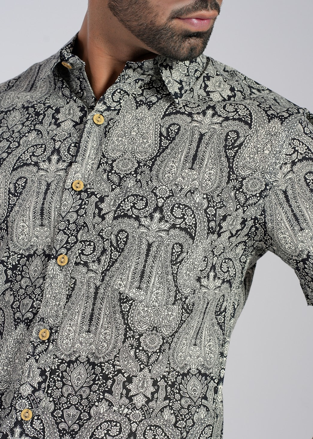 Cotton Printed Half Sleeve Shirt