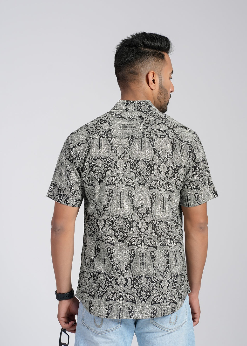 Cotton Printed Half Sleeve Shirt
