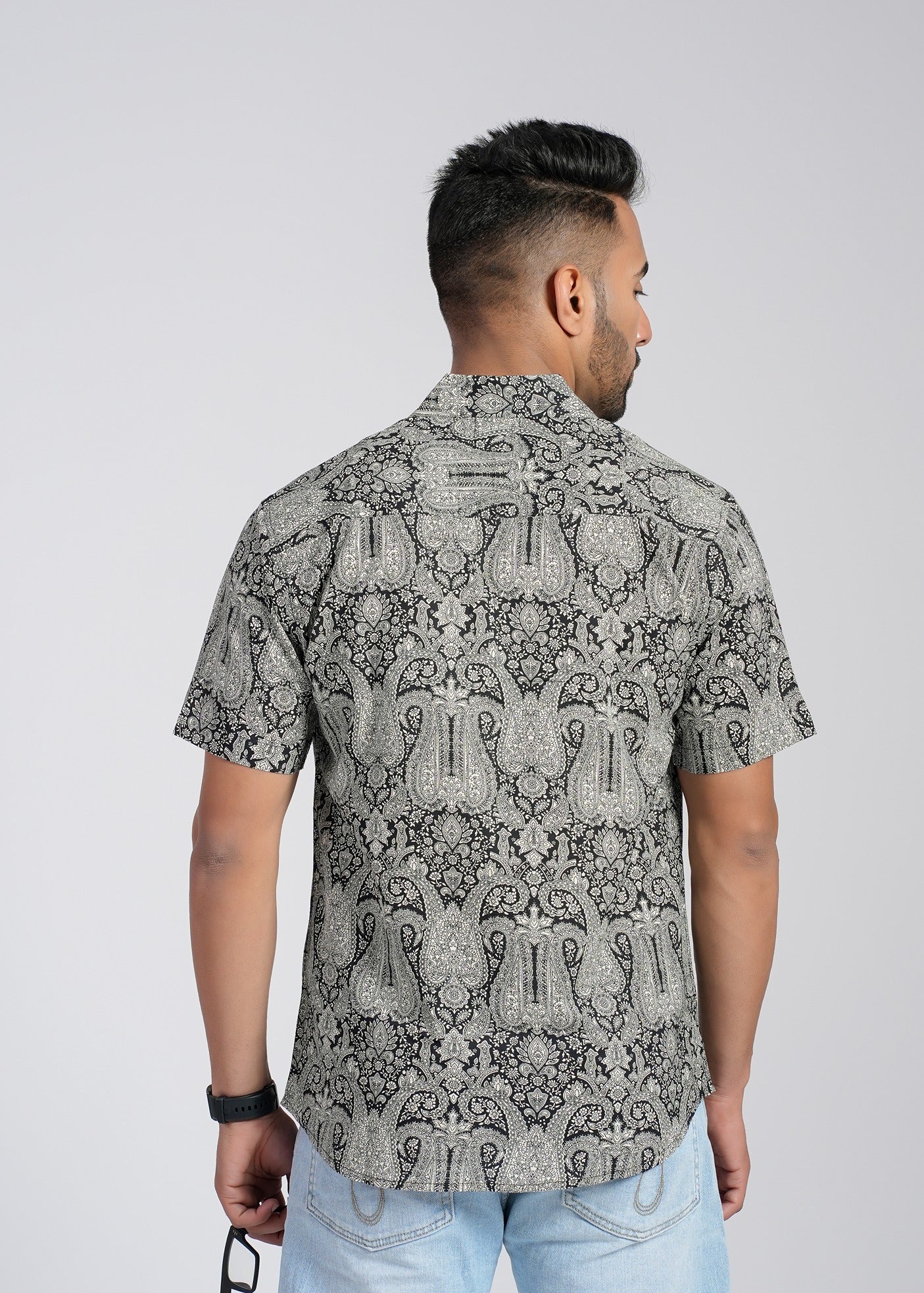 Cotton Printed Half Sleeve Shirt
