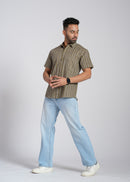 Cotton Printed Half Sleeve Shirt