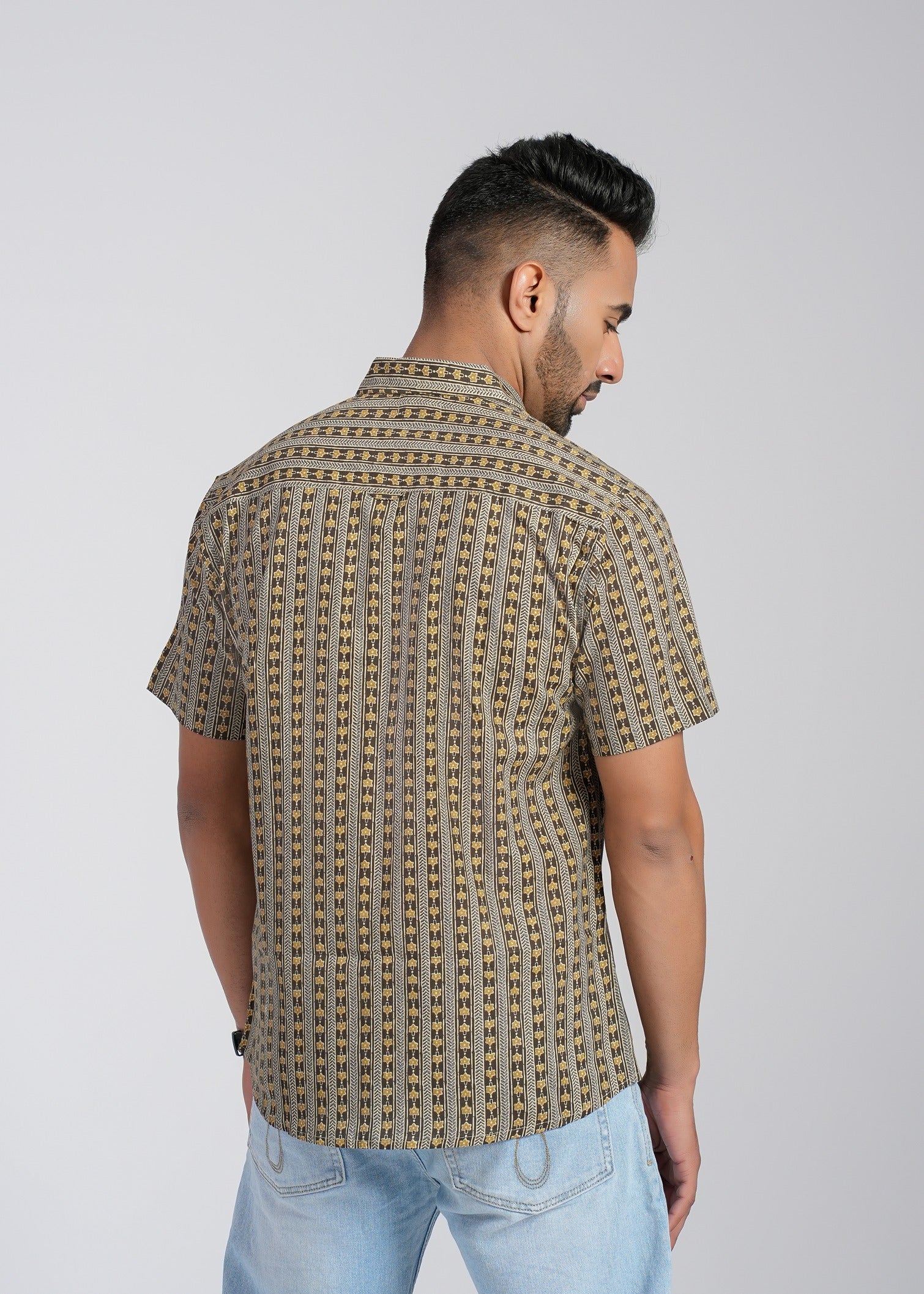 Cotton Printed Half Sleeve Shirt