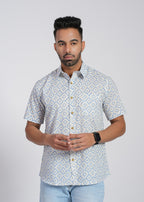 Cotton Printed Half Sleeve Shirt