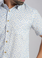 Cotton Printed Half Sleeve Shirt