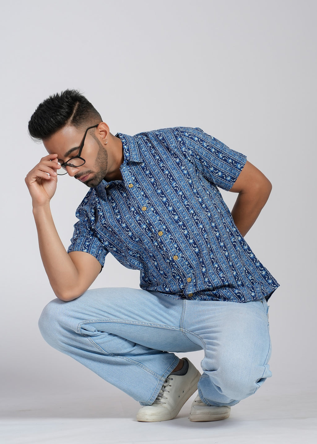 Cotton Printed Half Sleeve Shirt