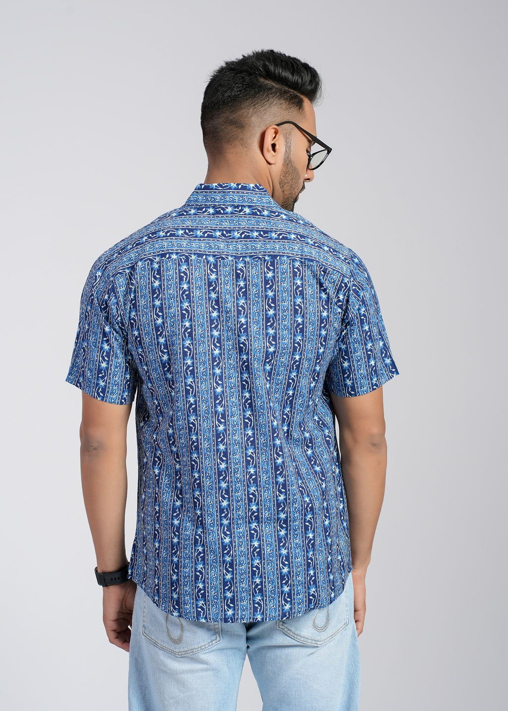 Cotton Printed Half Sleeve Shirt