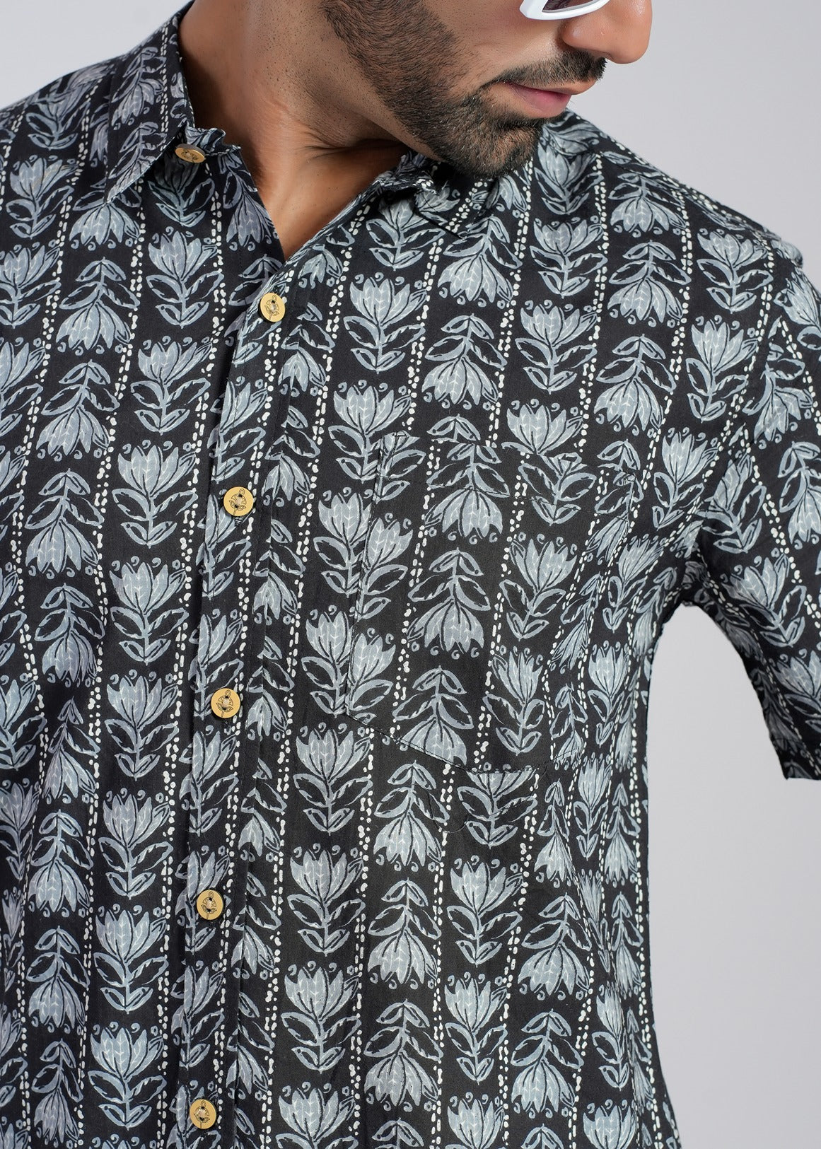 Cotton Printed Half Sleeve Shirt