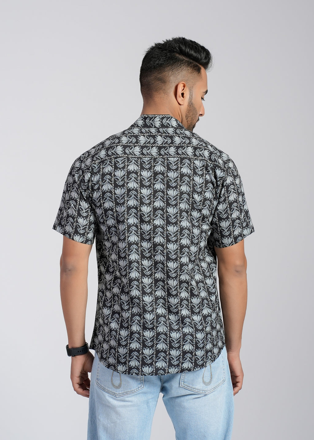 Cotton Printed Half Sleeve Shirt