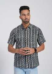 Cotton Printed Half Sleeve Shirt