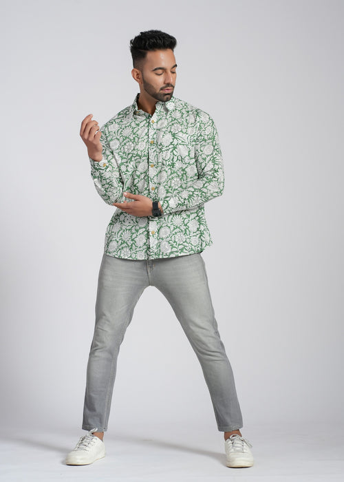 Cotton Printed Full Sleeve Shirt