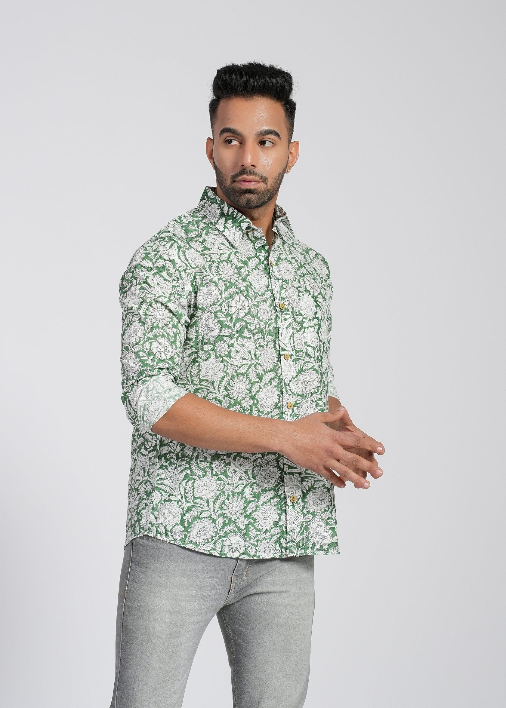 Cotton Printed Full Sleeve Shirt