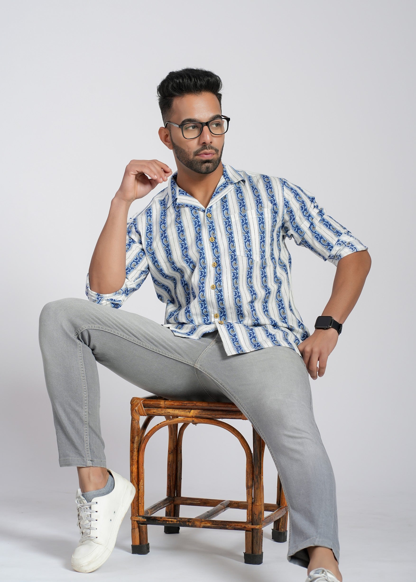 Cotton Printed Full Sleeve Shirt