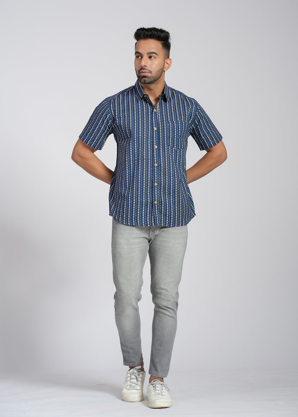 Cotton Printed Half Sleeve Shirt