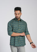 Cotton Printed Full Sleeve Shirt