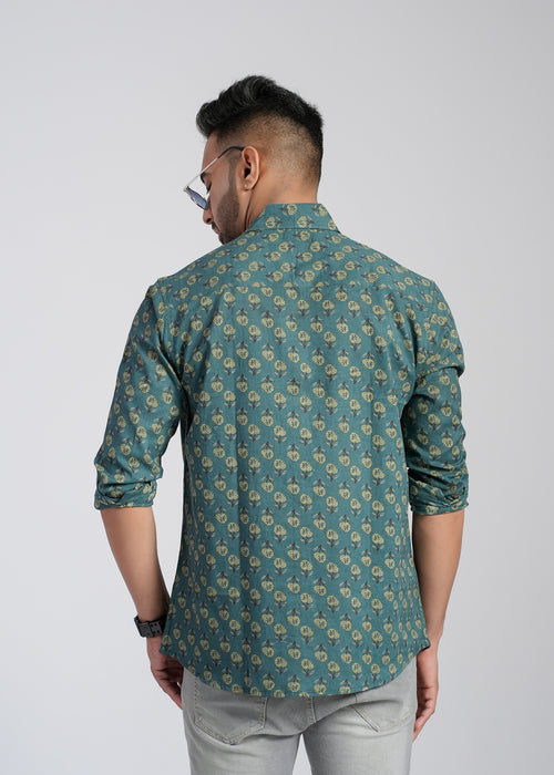 Cotton Printed Full Sleeve Shirt
