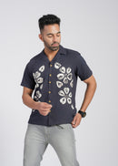 Cotton Shibori Hand Dyed Cotton Shirt