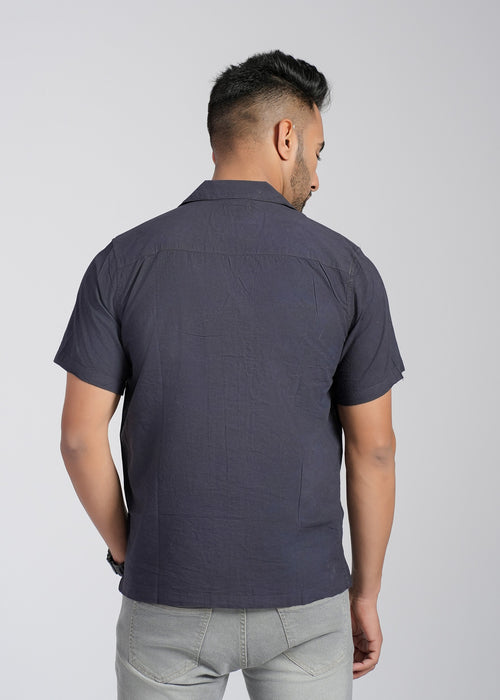 Cotton Shibori Hand Dyed Cotton Shirt